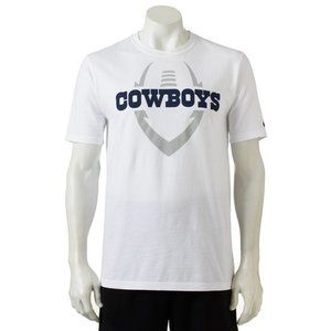 NFL Dallas Cowboys Nike Icon White Tee Shirt Football Tshirt Men Size Large NWT